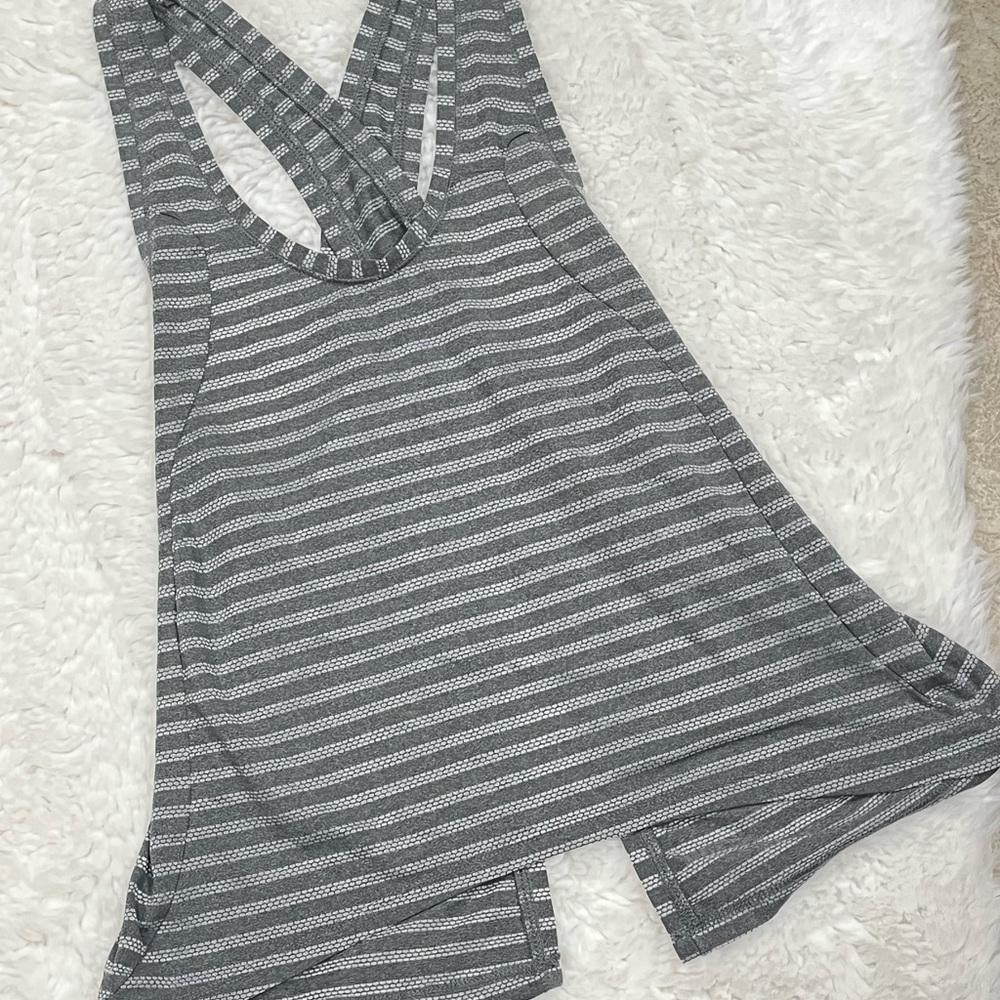 Zyia Active Nimbus Crisscross Open Back Striped T… - image 8